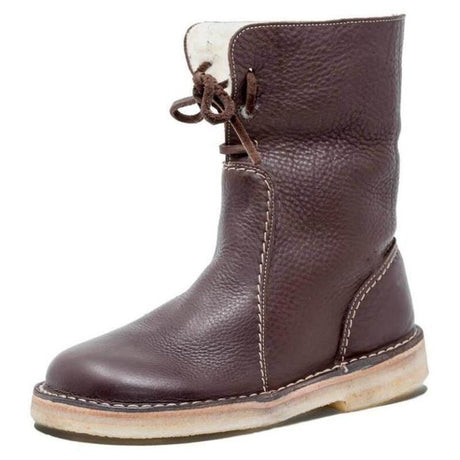 Lace-Up Snow Boots for Women – Cozy & Stylish for Winter