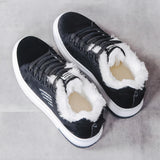 Lace-Up Suede Sneakers for Women – Cozy & Stylish Comfort