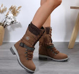 Lace-Up Winter Boots for Women – Stylish & Cozy Comfort