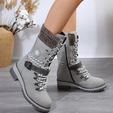 Lace-Up Winter Boots for Women – Stylish & Cozy Comfort