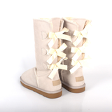 Lace-Up Mid-Calf Boots for Women – Stylish & Versatile Bareroots Footwear