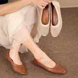 Laser-Cut Ballet Flats for Women – Breathable & Flexible Comfort