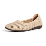 Laser-Cut Ballet Flats for Women – Breathable & Flexible Comfort