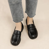 Lightweight Black Penny Loafers for Women – Effortless Style & Comfort
