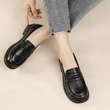 Lightweight Black Penny Loafers for Women – Effortless Style & Comfort
