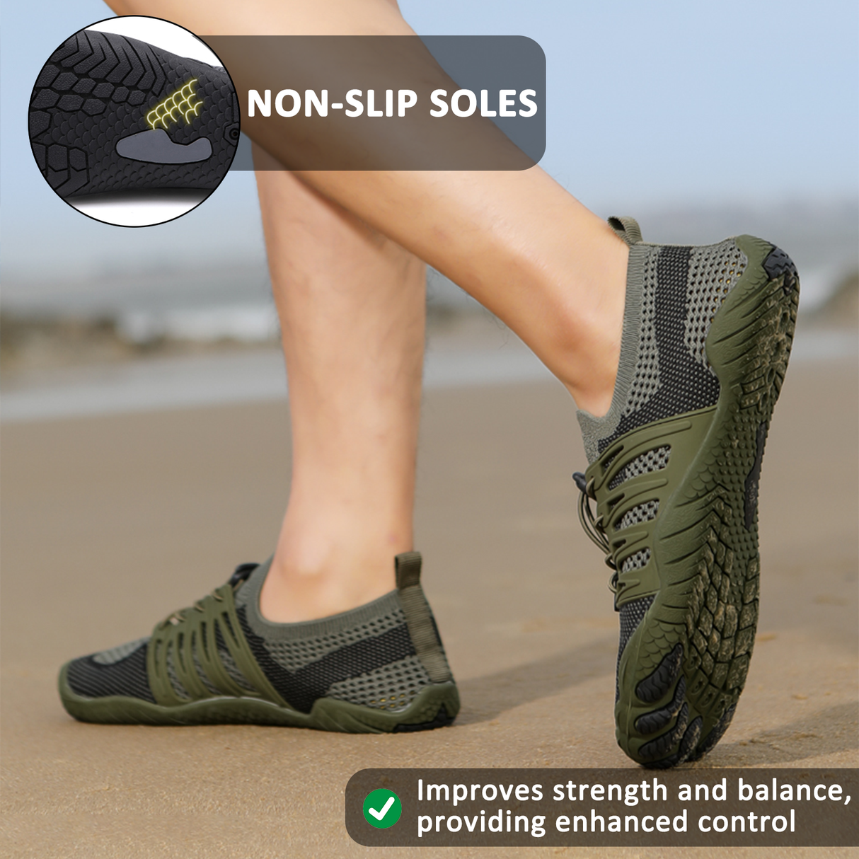 Lightweight Barefoot Water Shoes for Men and Women – Flexible & Breathable Design 2