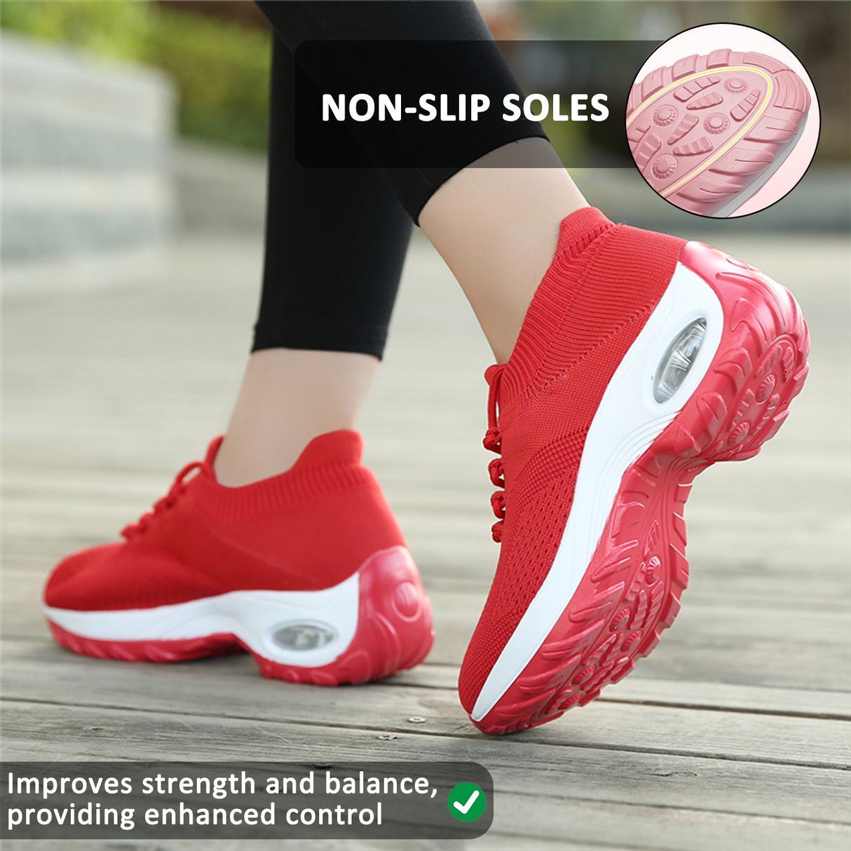 Lightweight Flying Knit Sneakers for Women – Breathable & Versatile Comfort 3