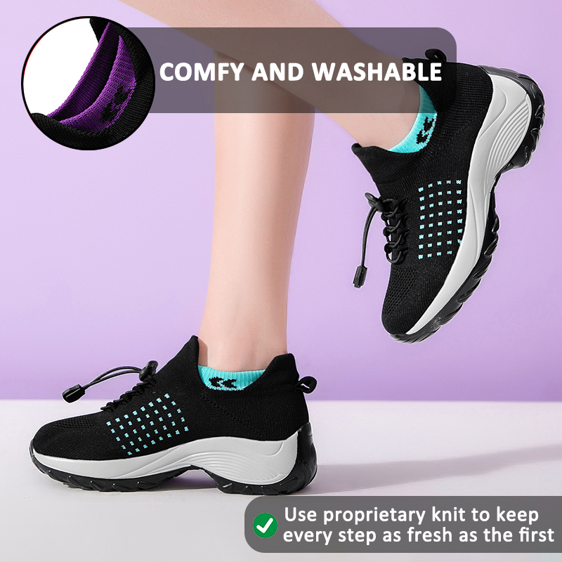 Lightweight Lace-Up Sneakers for Women – Comfortable & Versatile 1