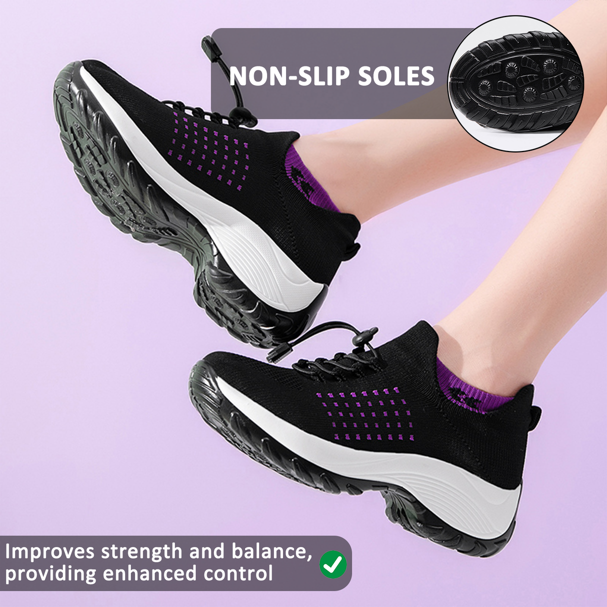 Lightweight Lace-Up Sneakers for Women – Comfortable & Versatile 2