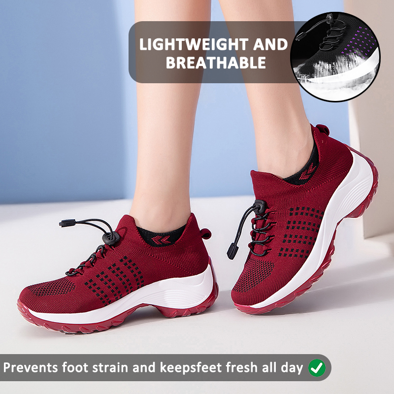 Lightweight Lace-Up Sneakers for Women – Comfortable & Versatile 3