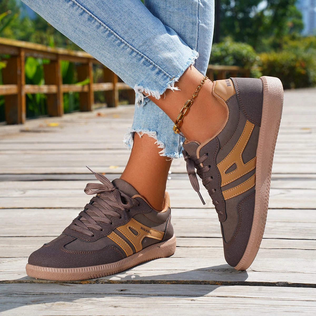 Lightweight Lace-Up Sneakers for Women – Stylish & Comfortable Design 4