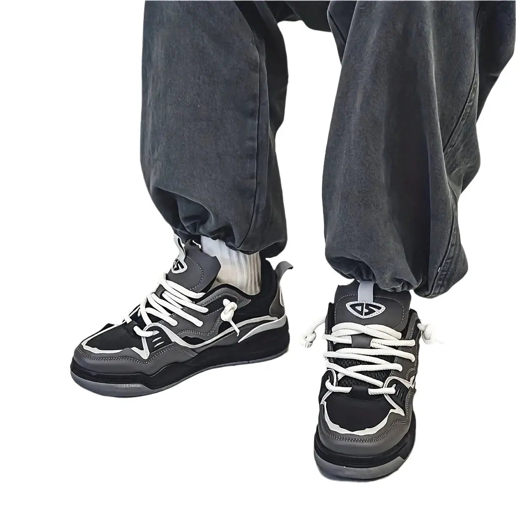 Jake – Lightweight Skate Sneakers – Trendy Color Block Design