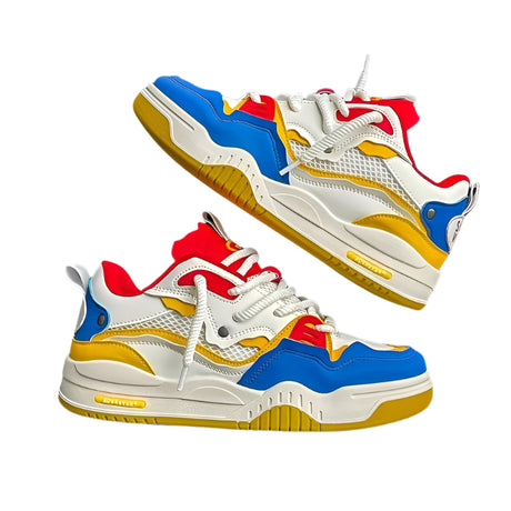 Jake – Lightweight Skate Sneakers – Trendy Color Block Design
