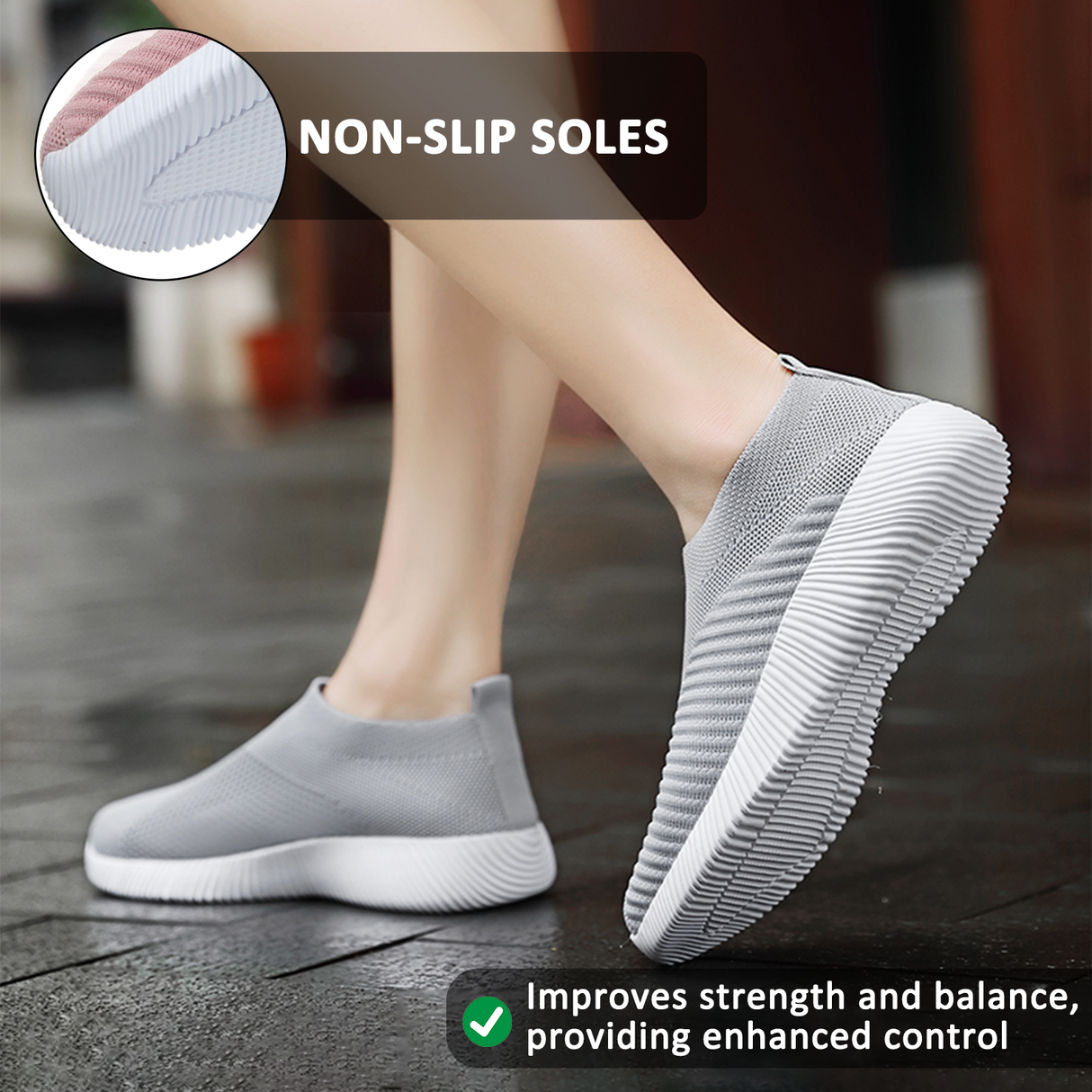 Lightweight Slip-On Shoes for Women – Breathable & Comfortable 2