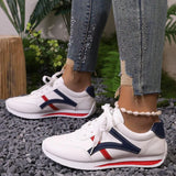 Lightweight White Sneakers for Women – Stylish & Comfortable Slip-On Design 0