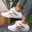 Lightweight White Sneakers for Women – Stylish & Comfortable Slip-On Design 1
