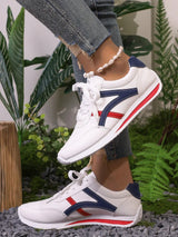 Lightweight White Sneakers for Women – Stylish & Comfortable Slip-On Design 4