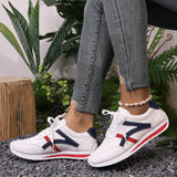 Lightweight White Sneakers for Women – Stylish & Comfortable Slip-On Design 5