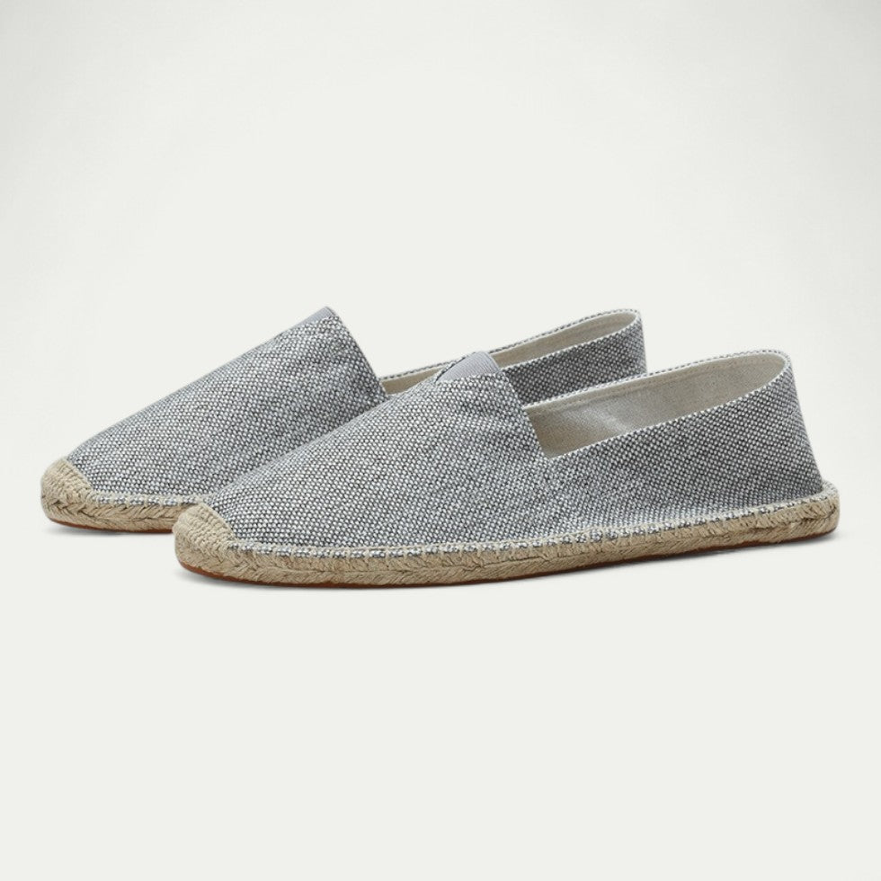 Linen Slip On Espadrilles for Men Comfortable Orthopedic Shoes