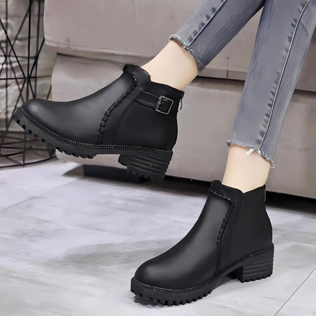 Low Block Heel Ankle Boots for Women – Stylish & Versatile
