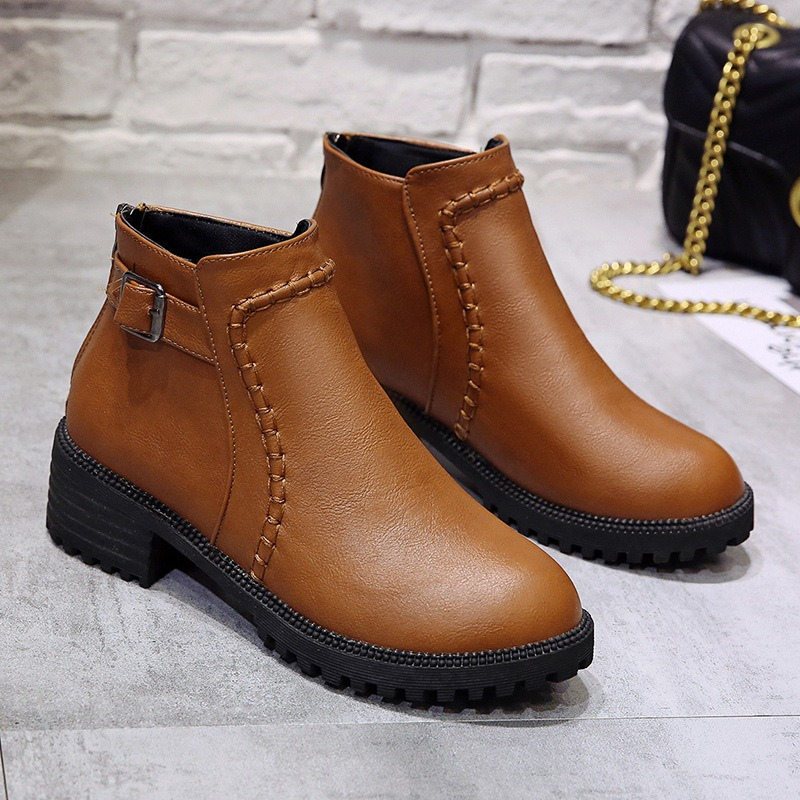 Low Block Heel Ankle Boots for Women – Stylish & Versatile