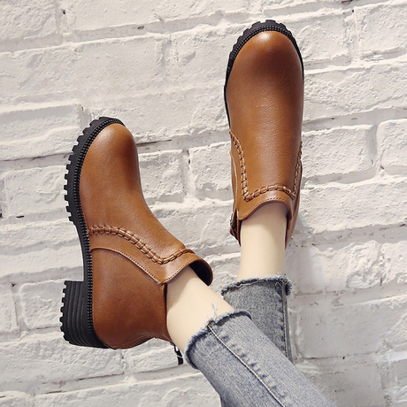 Low Block Heel Ankle Boots for Women – Stylish & Versatile