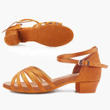 Low Heel Latin Dance Shoes for Girls – Comfortable & Stylish