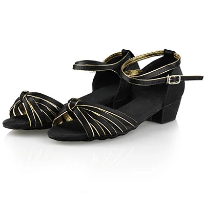 Low Heel Latin Dance Shoes for Girls – Comfortable & Stylish