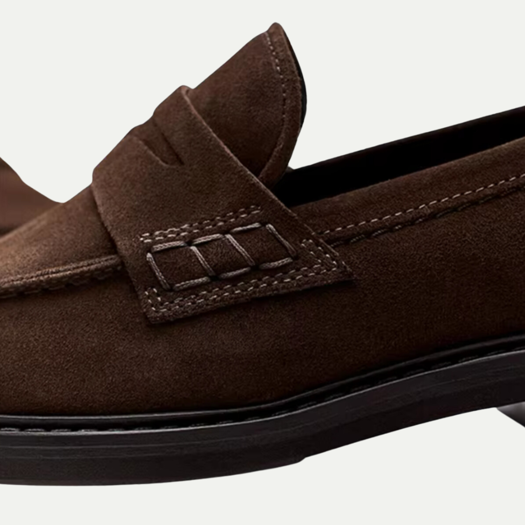 Luxe British Soft Suede Loafers