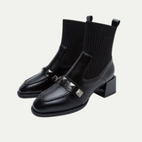 Luxe Elastic Sock Ankle Boots