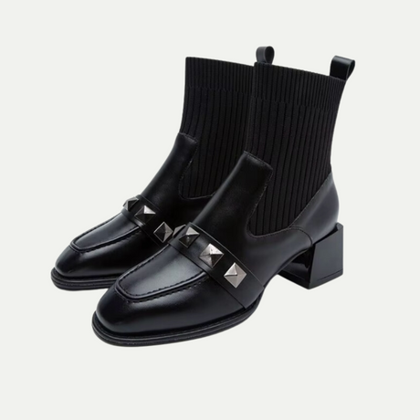 Luxe Elastic Sock Ankle Boots