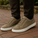 Men Waterproof Leather Casual Sneakers
