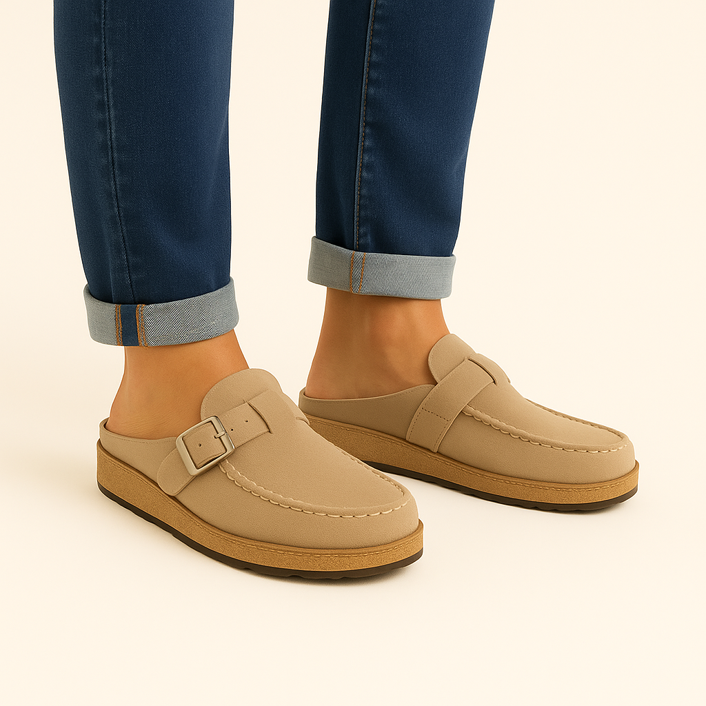 Men's Adjustable Buckle Mules – Comfort & Modern Design