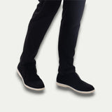 Men's High Old Money Soft® Suede Loafers – Classic Britpop Revival Style