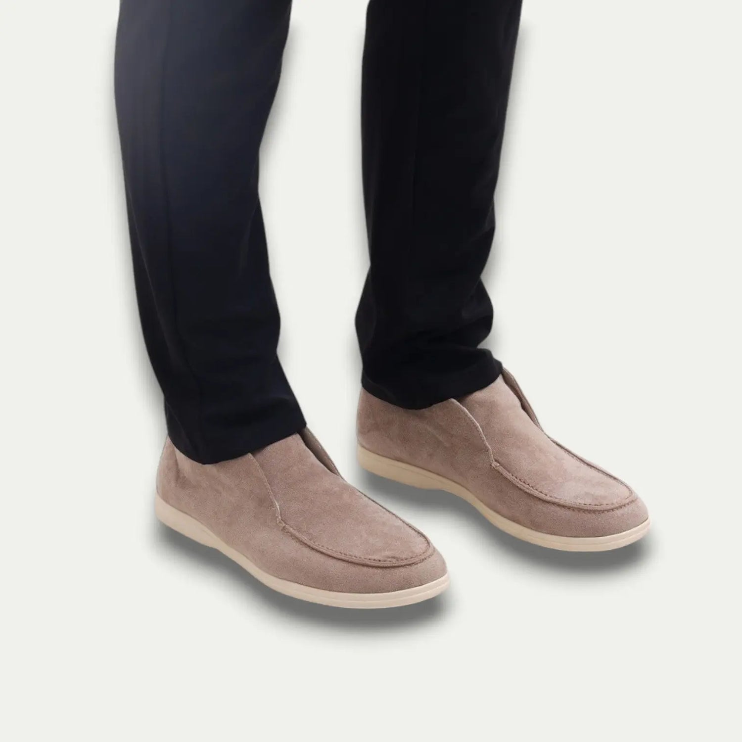 Men's High Old Money Soft® Suede Loafers – Classic Britpop Revival Style