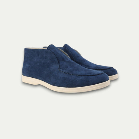 Men's High Old Money Soft® Suede Loafers – Classic Britpop Revival Style
