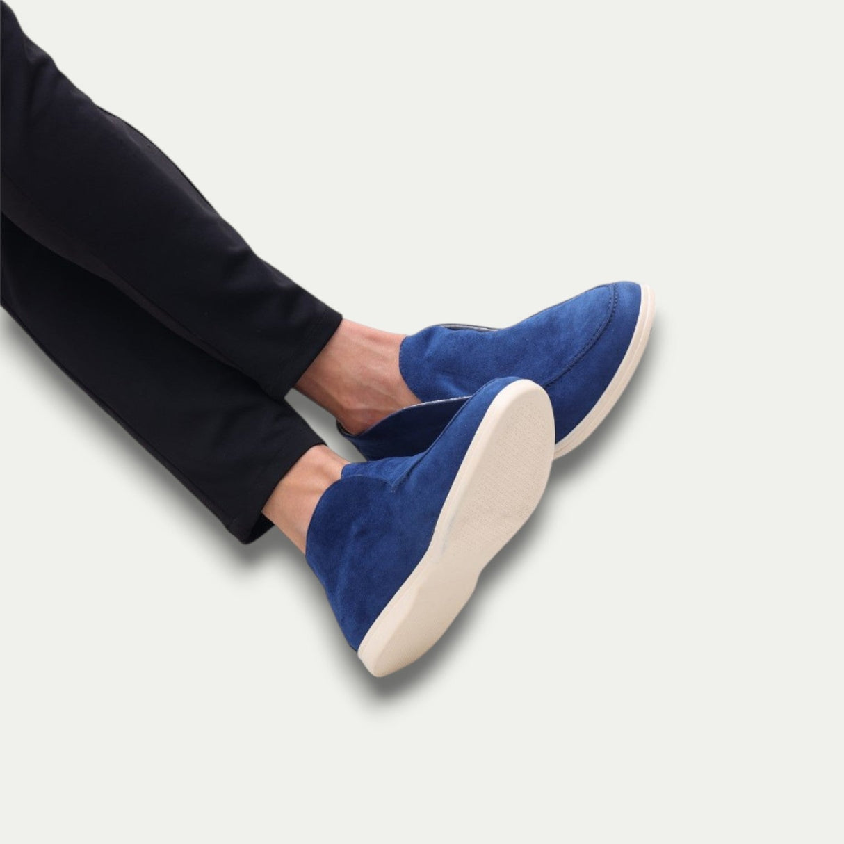 Men's High Old Money Soft® Suede Loafers – Classic Britpop Revival Style