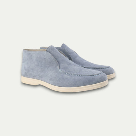 Men's High Old Money Soft® Suede Loafers – Classic Britpop Revival Style