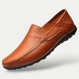 Men's Leather Loafers – Luxury Italian Slip-On Boat Shoes