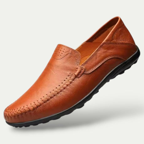 Men's Leather Loafers – Luxury Italian Slip-On Boat Shoes