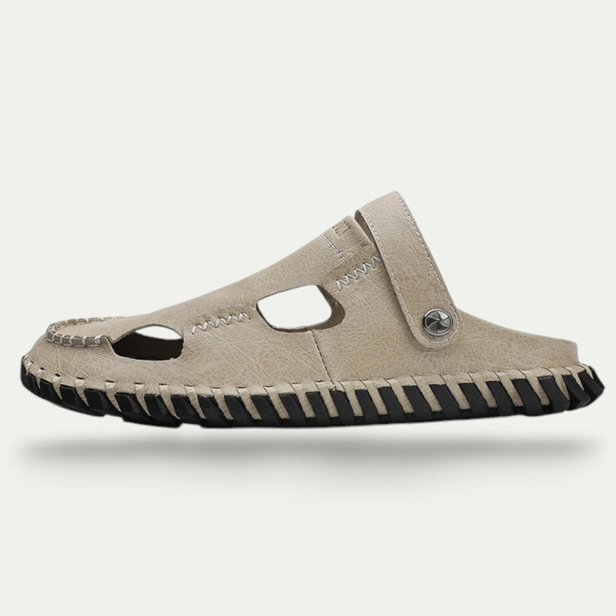 Men's Retro Leather Sandals – Classic Summer Comfort
