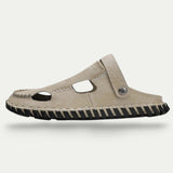 Men's Retro Leather Sandals – Classic Summer Comfort