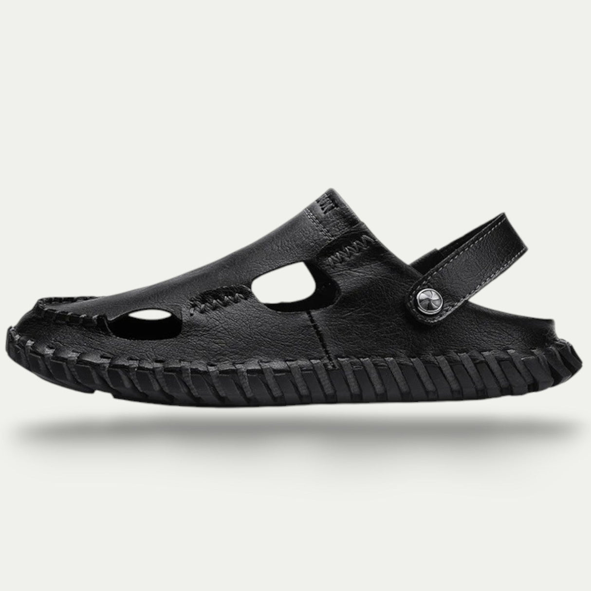 Men's Retro Leather Sandals – Classic Summer Comfort