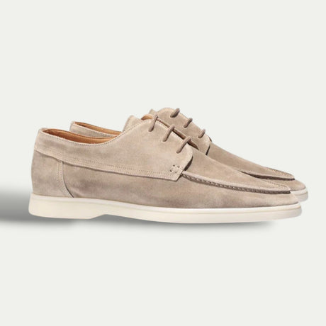 Men's Suede Loafers With Laces