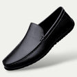 Mens Genuine Leather Old Money Loafers Soft Slip On