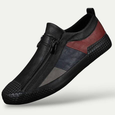 Mens Slip on Leather Sneaker