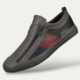 Mens Slip on Leather Sneaker