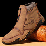 Microfiber Leather Ankle Boots for Men – Stylish & Comfortable 1