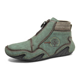 Microfiber Leather Ankle Boots for Men – Stylish & Comfortable 3