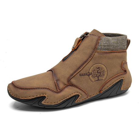Microfiber Leather Ankle Boots for Men – Stylish & Comfortable 4